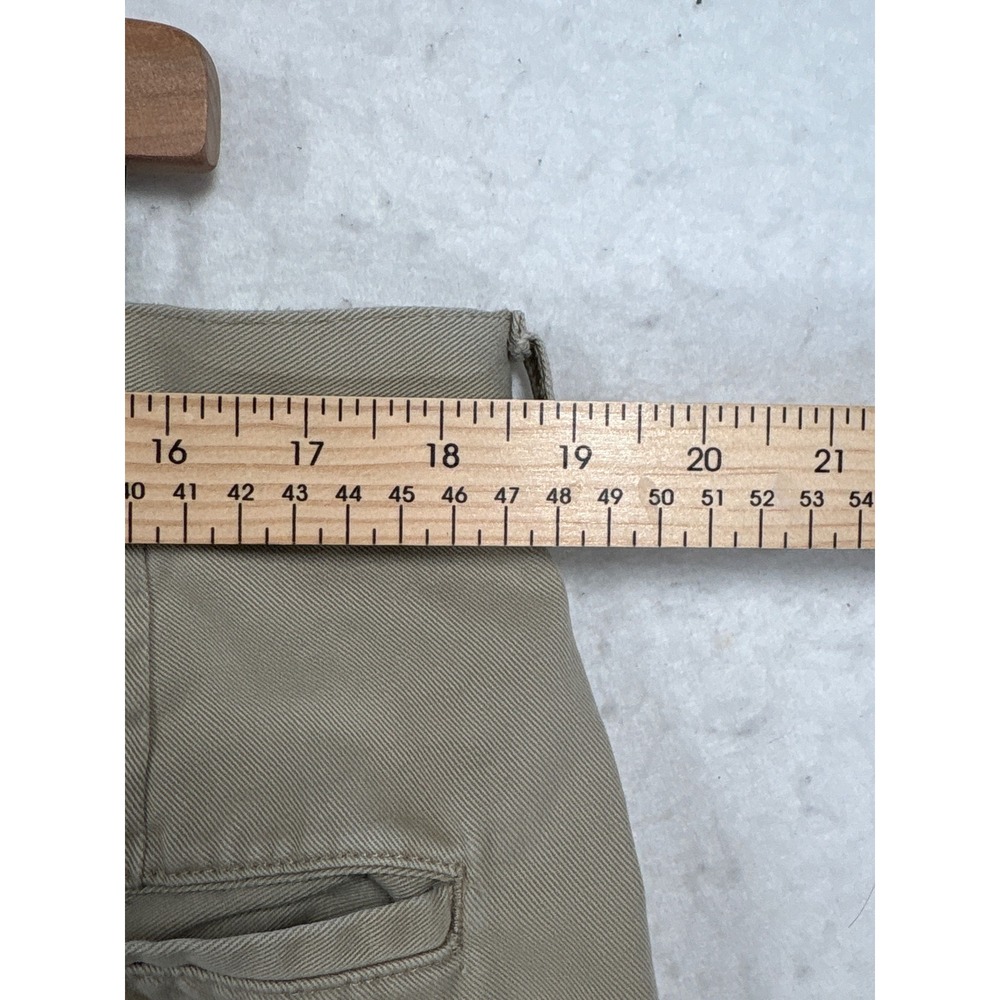 Vintage Polo Ralph Lauren Mens 38 Pleated Chino Shorts Khaki Tan Made in USA - Picture 12 of 13